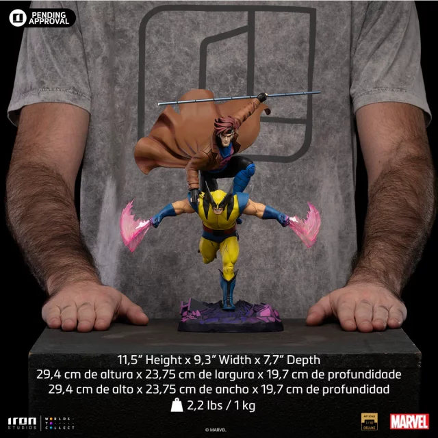 Statuette Marvel - Gambit & Wolverine Deluxe (Iron Studios) - Figuren
