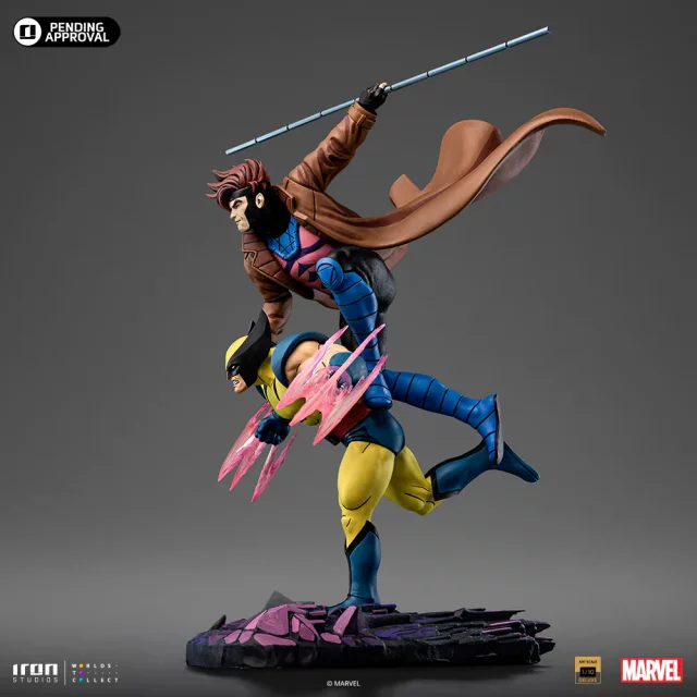 Statuette Marvel - Gambit & Wolverine Deluxe (Iron Studios) - Action-Figur