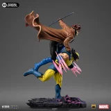 Statuette Marvel - Gambit & Wolverine Deluxe (Iron Studios)