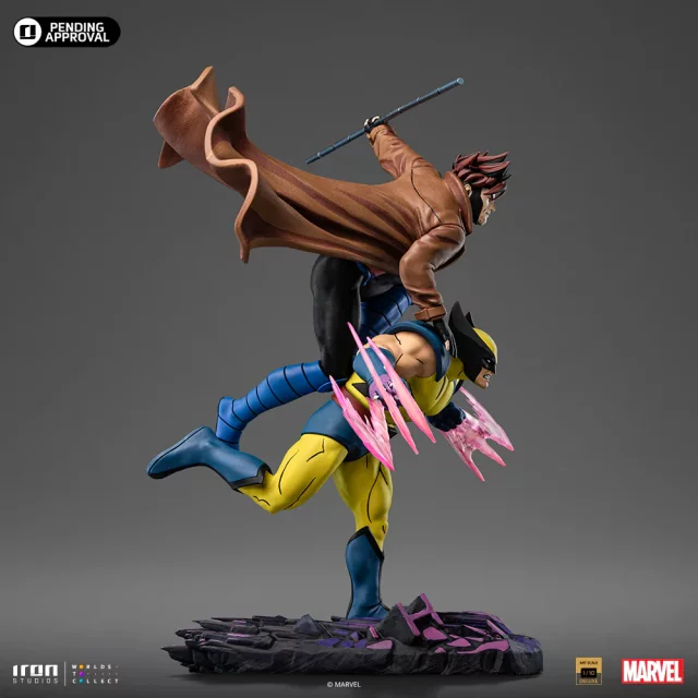 Statuette Marvel - Gambit & Wolverine Deluxe (Iron Studios) - Figuren
