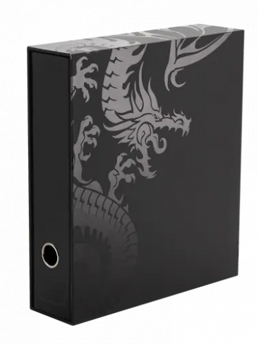 Kartenalbum Drachenschild - Sanktuarium Schuber Binder Schwarz (A4 Ring)