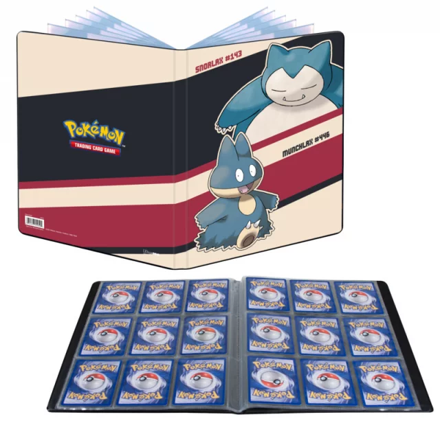 Sammelkarten Album Pokémon - Snorlax & Munchlax A4 (180 Karten) - Pokemon TCG