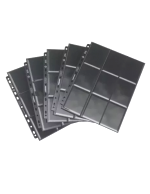 Album Seite Gamegenic - Side Loaded 18-Pocket Pages Black (1 Stck)