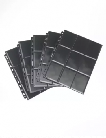 Album Seite Gamegenic - Side Loaded 18-Pocket Pages Black (1 Stck)