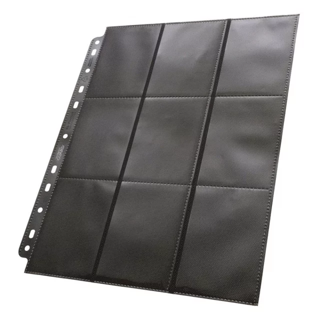 Pocket-Pages Ultimate Guard - Side Loaded 18-Pocket Pages Black(1 Stück)