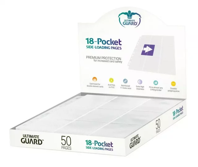 Album Seite Ultimate Guard - Side Loaded 18-Pocket Pages White (1 Stck)