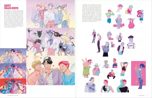 Buch KPop: The Art of Demon Hunters ENG - Artbook