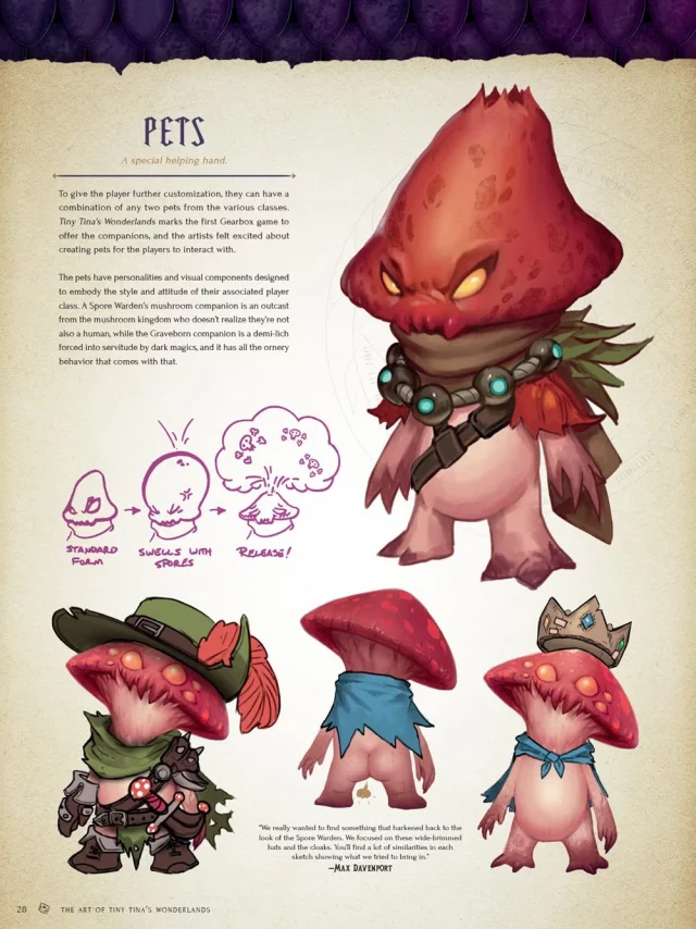 Buch The Art of Tiny Tina's Wonderlands ENG - Borderlands