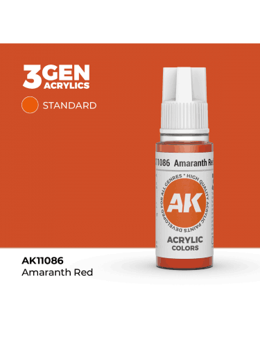 Grundfarbe AK 3Gen (Amaranth Red - Acrylic) - Amaranthrot