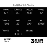 Grundfarbe AK 3Gen (Black - Intense) - schwarz - Brettspiel