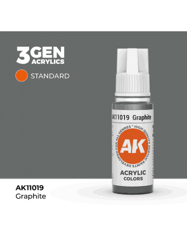 Grundfarbe AK 3Gen (Graphite - Acrylic) - Graphitgrau