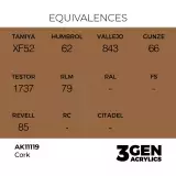 Grundfarbe AK 3Gen (Cork - Acrylic) - Korkfarbe - AK-Interactive
