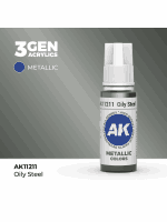 Grundfarbe AK 3Gen (Oily Steel - Metallic) - Ölstahl