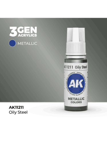 Grundfarbe AK 3Gen (Oily Steel - Metallic) - Ölstahl