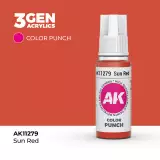 Grundfarbe AK 3Gen (Sun Red - Punch) - Sonnenrot - AK-Interactive