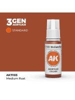 Grundfarbe AK 3Gen (Medium Rust - Acrylic) - Mittleres Rostbraun