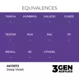 Grundfarbe AK 3Gen (Deep Violet - Intense) - Kräftiges Violett - AK-Interactive