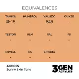 Grundfarbe AK 3Gen (Sunny Skin Tone - Acrylic) - warmer Hautton - AK-Interactive