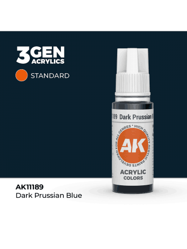 Grundfarbe AK 3Gen (Dark Prussian Blue - Acrylic) - Dunkles Preußischblau
