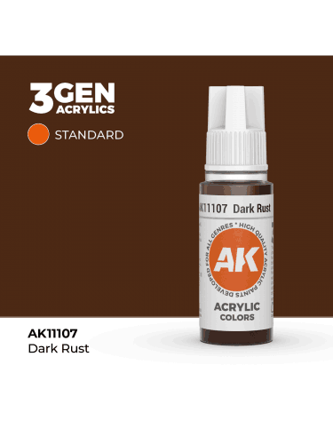 Grundfarbe AK 3Gen (Dark Rust - Acrylic) - Dunkles Rostbraun