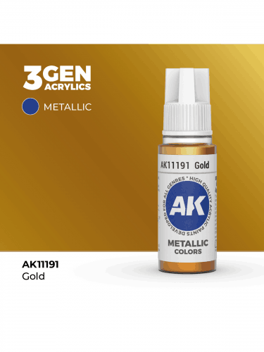 Grundfarbe AK 3Gen (Gold - Metallic) - goldfarben