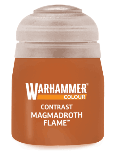 Warhammer Colour Contrast Paint (Magmadroth Flamme) - Kontrastfarbe - Orange