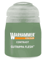 Warhammer Colour Contrast Paint (Gutrippa Flesh) - Kontrastfarbe - Grün