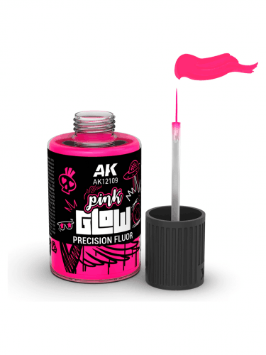 Deckfarbe AK - Pink Glow Precision Fluor (pink)