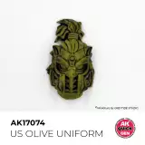 AK Quick Gen (US Olive Uniform) - Kontrastfarbe, amerikanisches Uniform-Olivgrün - AK-Interactive