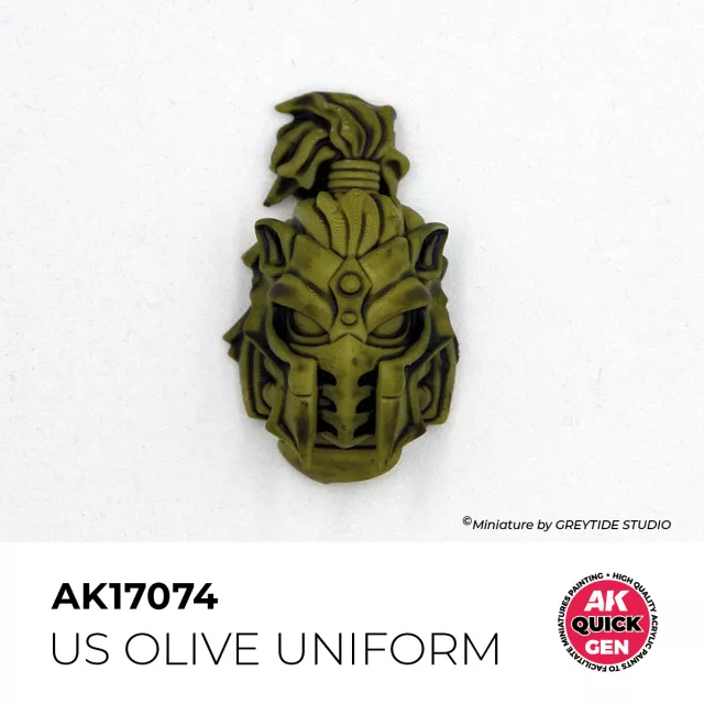 AK Quick Gen (US Olive Uniform) - Kontrastfarbe, amerikanisches Uniform-Olivgrün - AK-Interactive