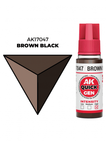 AK Quick Gen (Brown Black) - Kontrastfarbe, braun-schwarz