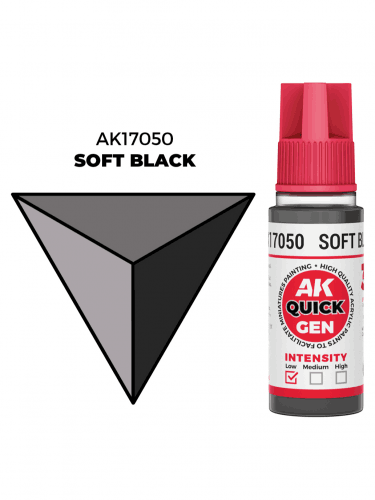 AK Quick Gen (Soft Black) - Kontrastfarbe, zartes Schwarz