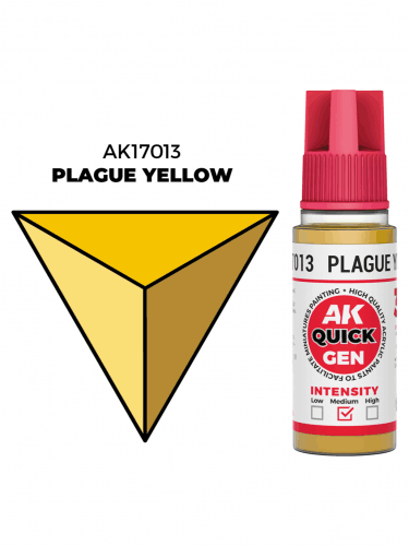 Kontrastfarbe AK Quick Gen (Plague Yellow) - Pestgelb