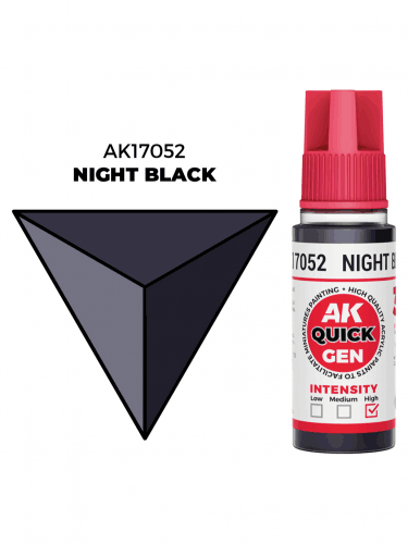 AK Quick Gen (Night Black) - Kontrastfarbe, Nacht-Schwarz
