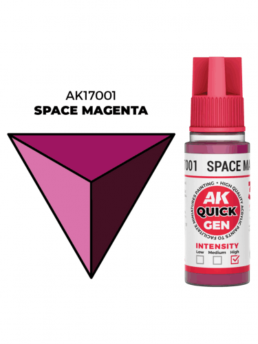 Kontrastfarbe AK Quick Gen (Space Magenta) - Purpurrot