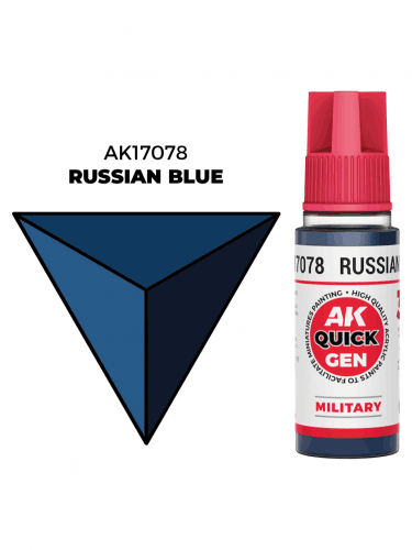 AK Quick Gen (Russian Blue) - Kontrastfarbe, Russischblau