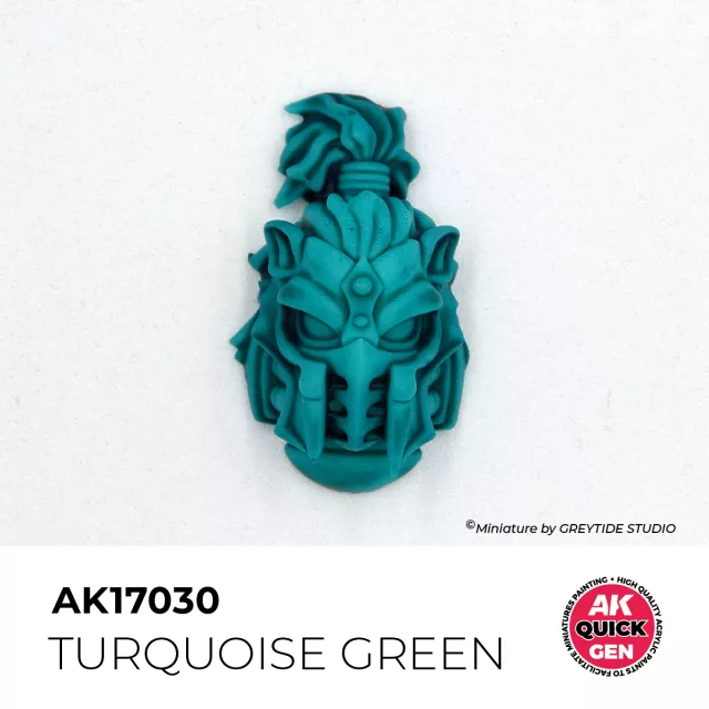 Kontrastfarbe AK Quick Gen (Turquoise Green) - türkisgrün - AK-Interactive