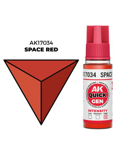 Kontrastfarbe AK Quick Gen (Space Red) - Space-Rot