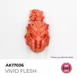 Kontrastfarbe AK Quick Gen (Vivid Flesh) - kräftiger Hautton - AK-Interactive
