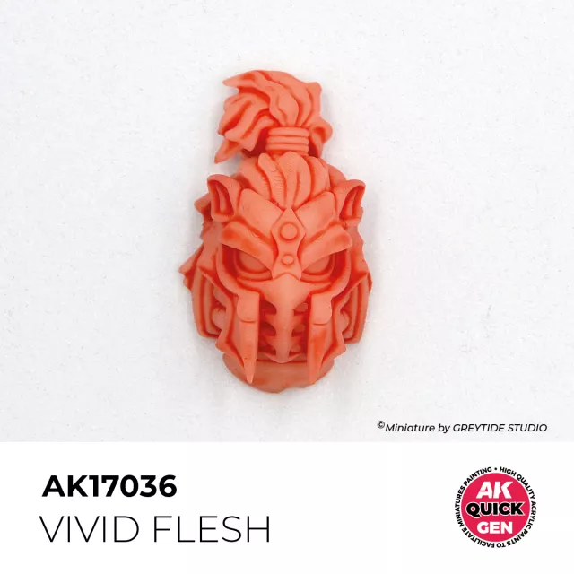 Kontrastfarbe AK Quick Gen (Vivid Flesh) - kräftiger Hautton - AK-Interactive