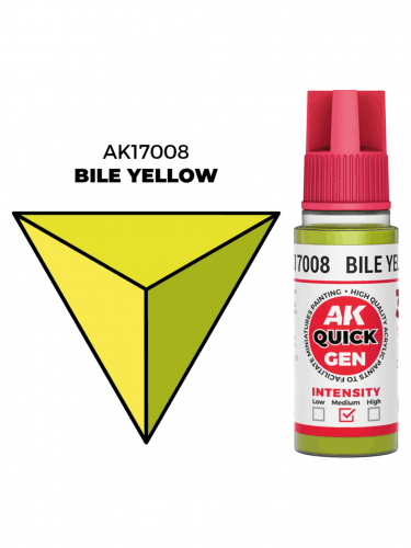 Kontrastfarbe AK Quick Gen (Bile Yellow) - gallengelb