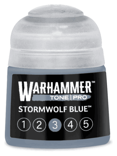 Grundfarbe Warhammer Tone Pro (Stormwolf Blue 3) - Blassblau