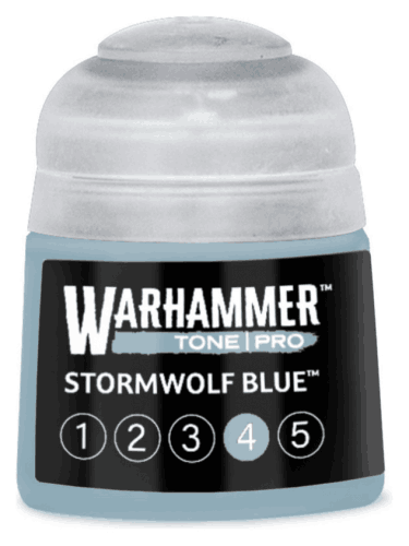 Grundfarbe Warhammer Tone Pro (Stormwolf Blue 4) - Blassblau