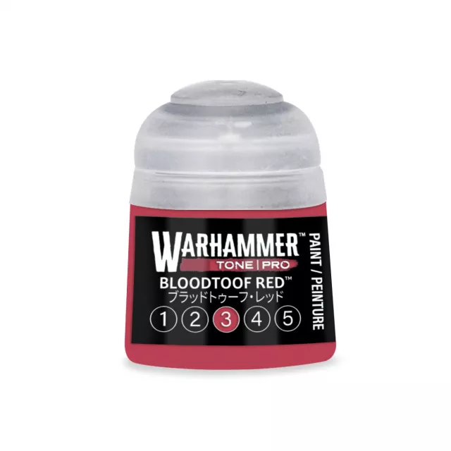 Grundfarbe Warhammer Tone Pro (Bloodtoof Red 3) - Rot - Warhammer Colour