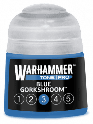 Grundfarbe Warhammer Tone Pro (Blue Gorkshroom 3) - Blau