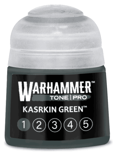 Grundfarbe Warhammer Tone Pro (Kasrkin Green 1) - Grün