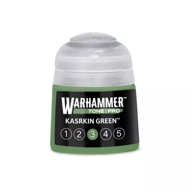 Grundfarbe Warhammer Tone Pro (Kasrkin Green 3) - Grün - Warhammer Colour