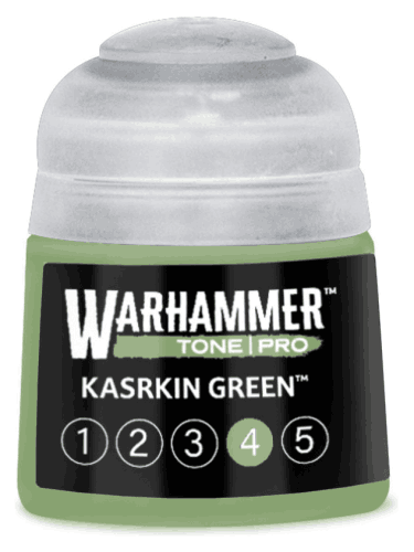 Grundfarbe Warhammer Tone Pro (Kasrkin Green 4) - Grün