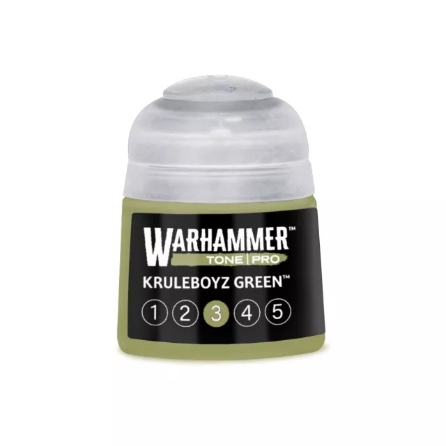 Grundfarbe Warhammer Tone Pro (Kruleboyz Green 3) - Grün - Warhammer Colour