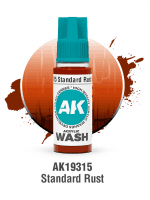 AK Wash (Standard Rust) - Farbton, klassisches Rostrot